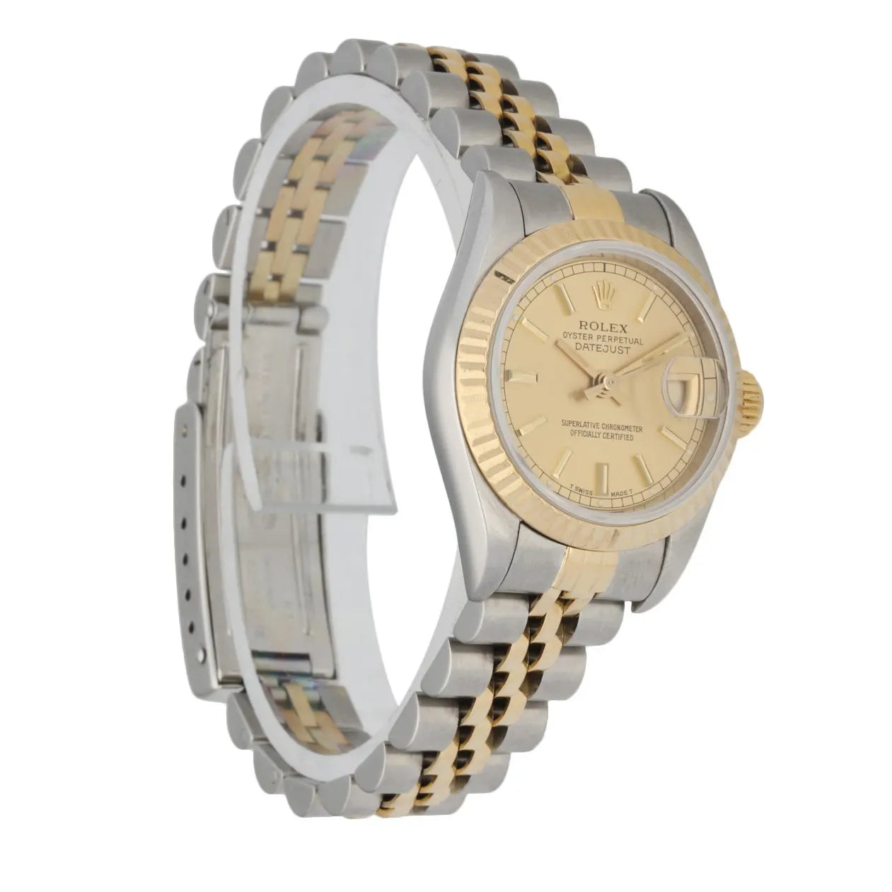 Rolex Two-Tone Champagne Datejust - Hình 3
