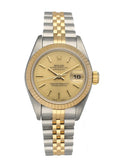 datejust two Rolex Gold Champagne Dial