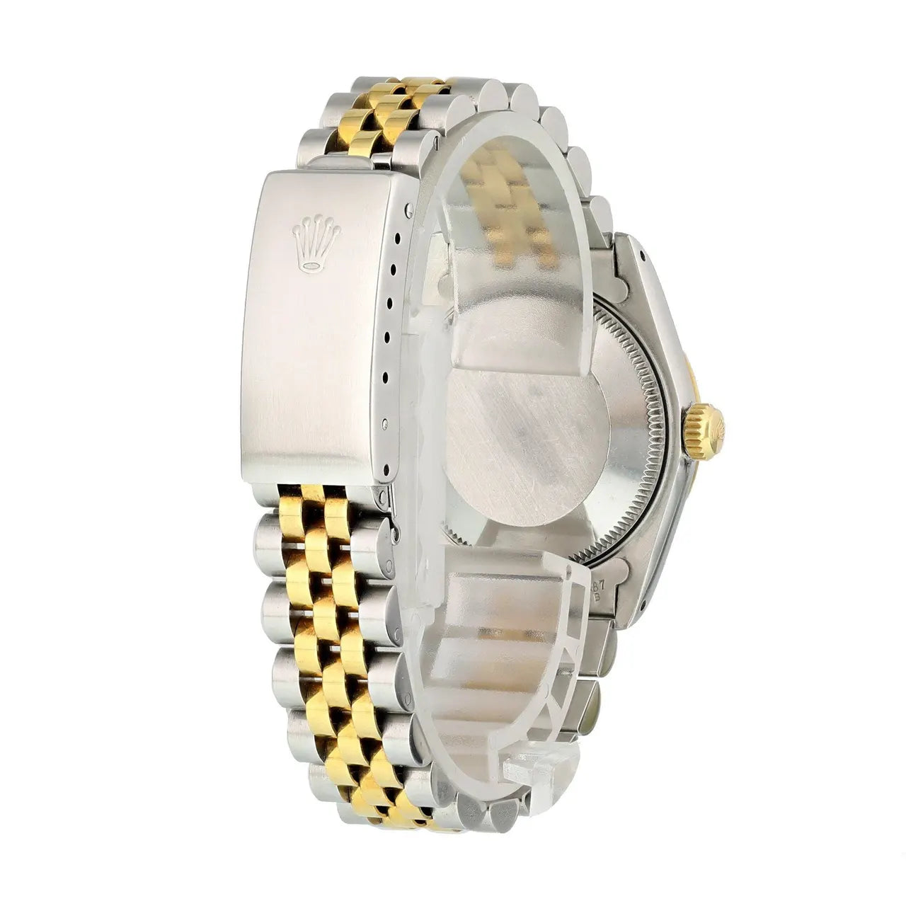 Rolex Datejust White Roman Dial two tone - Hình 9