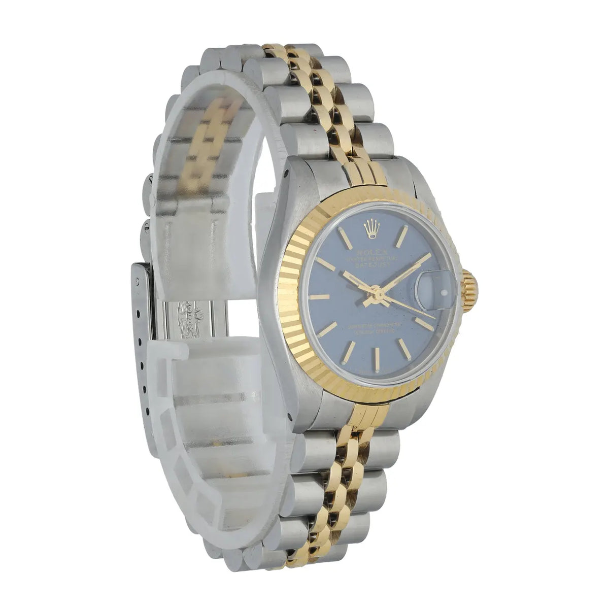 stainless Rolex Datejust Blue Dial Two-Tone - Hình 3