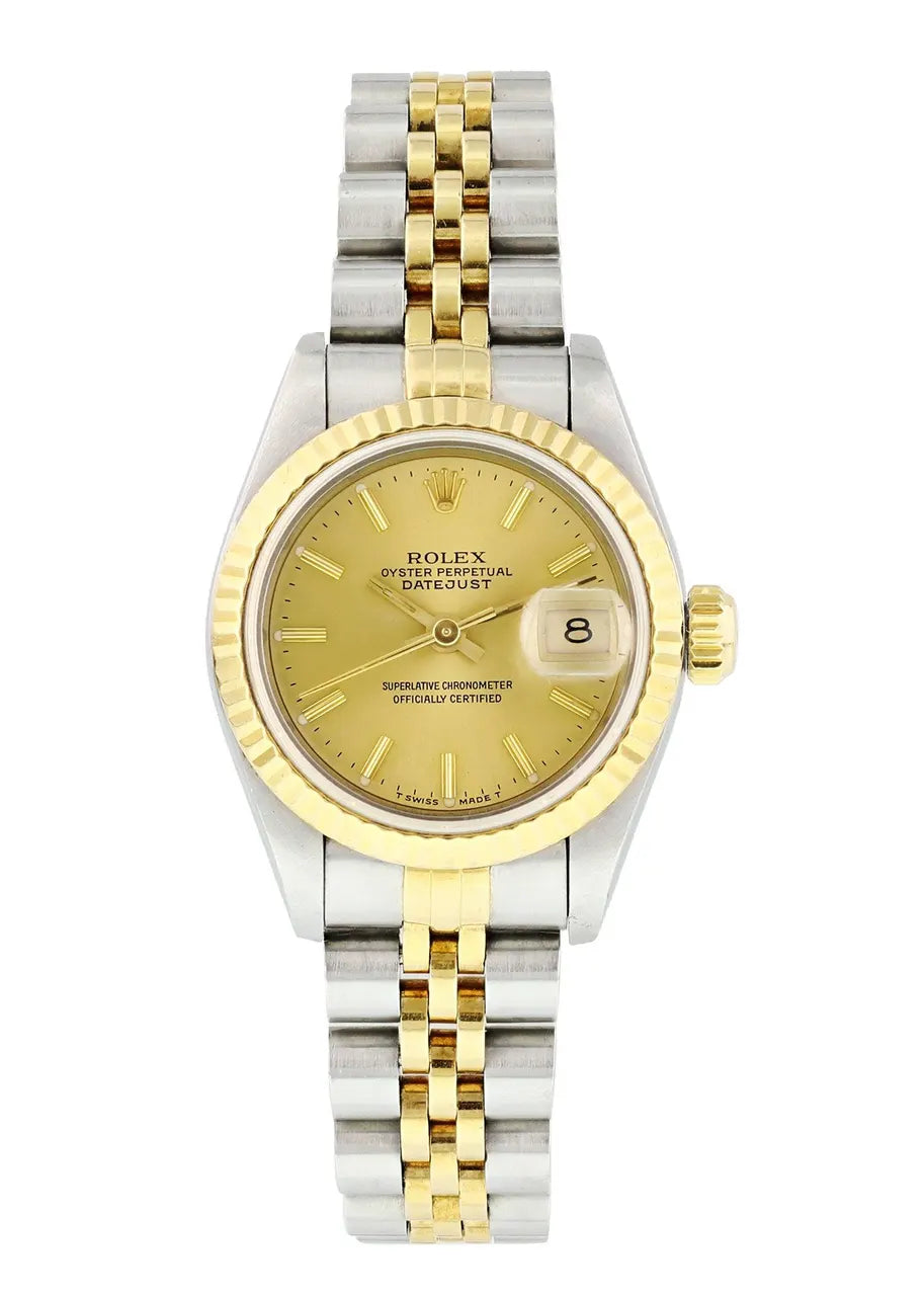 Rolex Two-Tone Gold Datejust dial