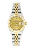 Rolex Two-Tone Gold Datejust dial