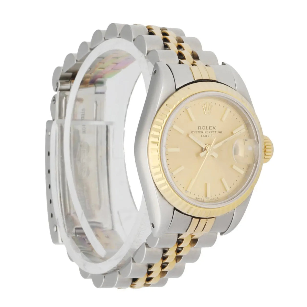 oyster Rolex Gold Dial Two-Tone - Hình 3