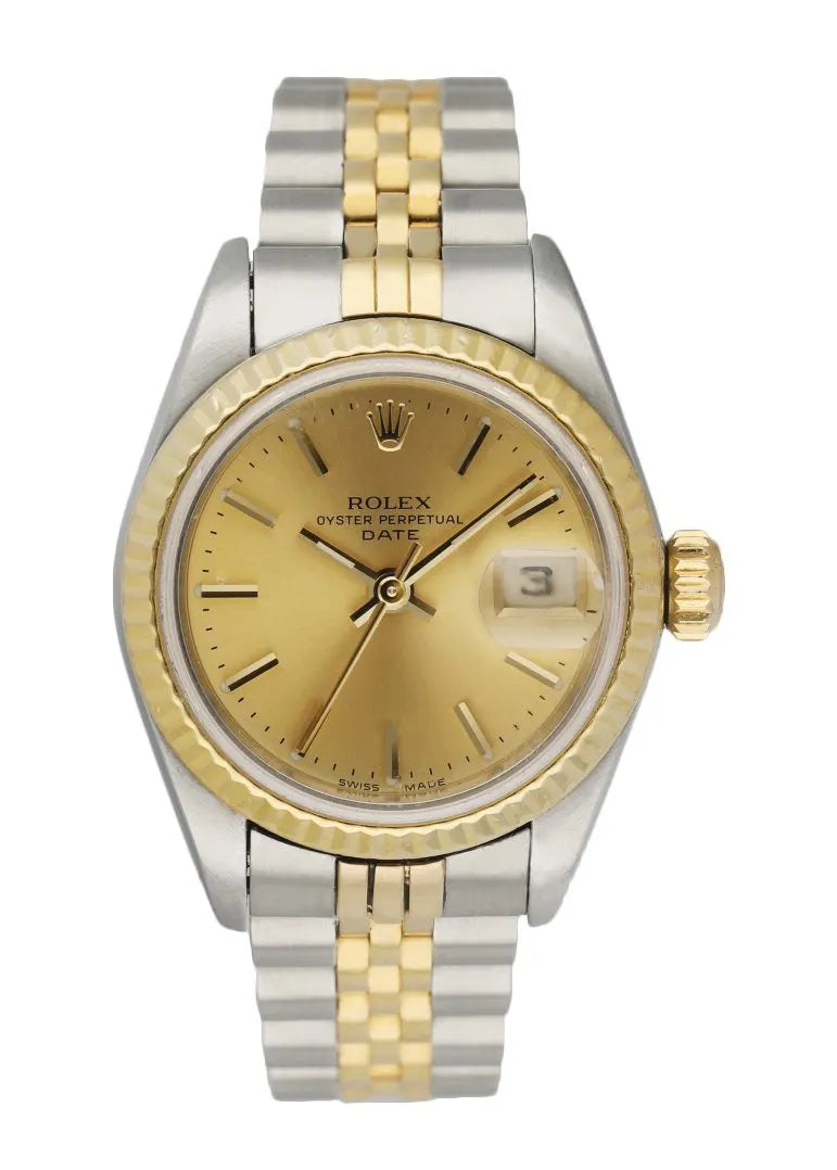 oyster Rolex Gold Dial Two-Tone
