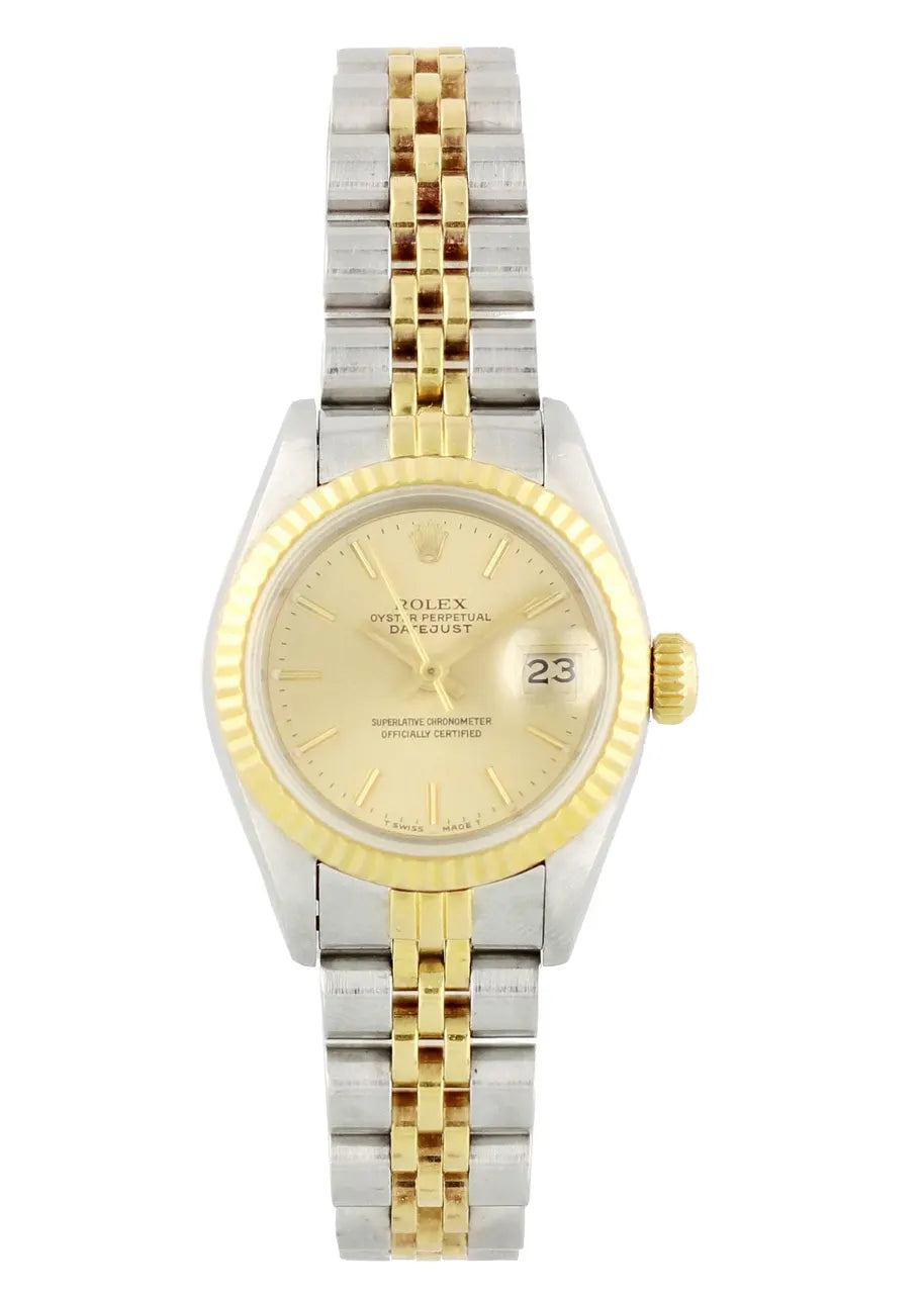 Rolex Two-Tone Gold Champagne datejust