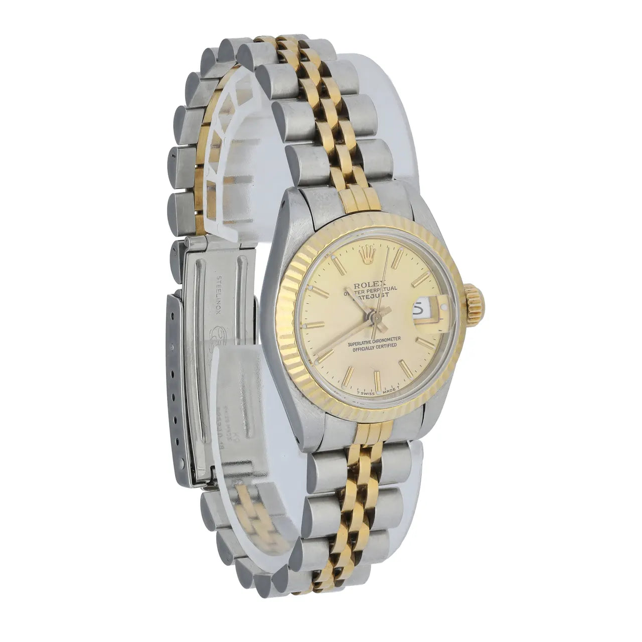 datejust jubilee Rolex Two-Tone Champagne Dial - Hình 4