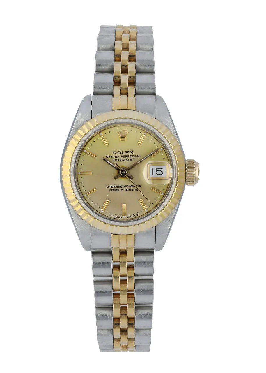 datejust jubilee Rolex Two-Tone Champagne Dial - Hình 2