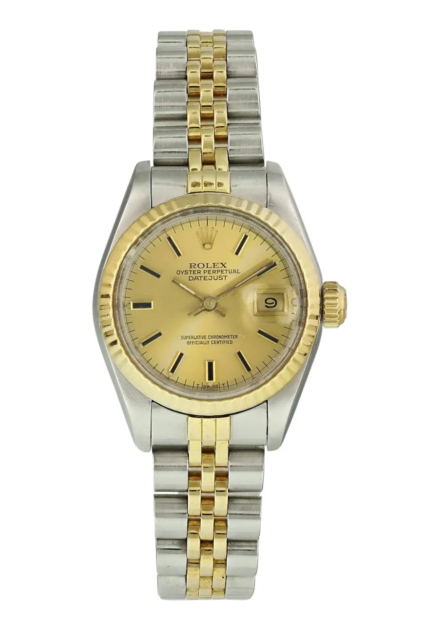 datejust oyster Rolex Two-Tone Gold Dial