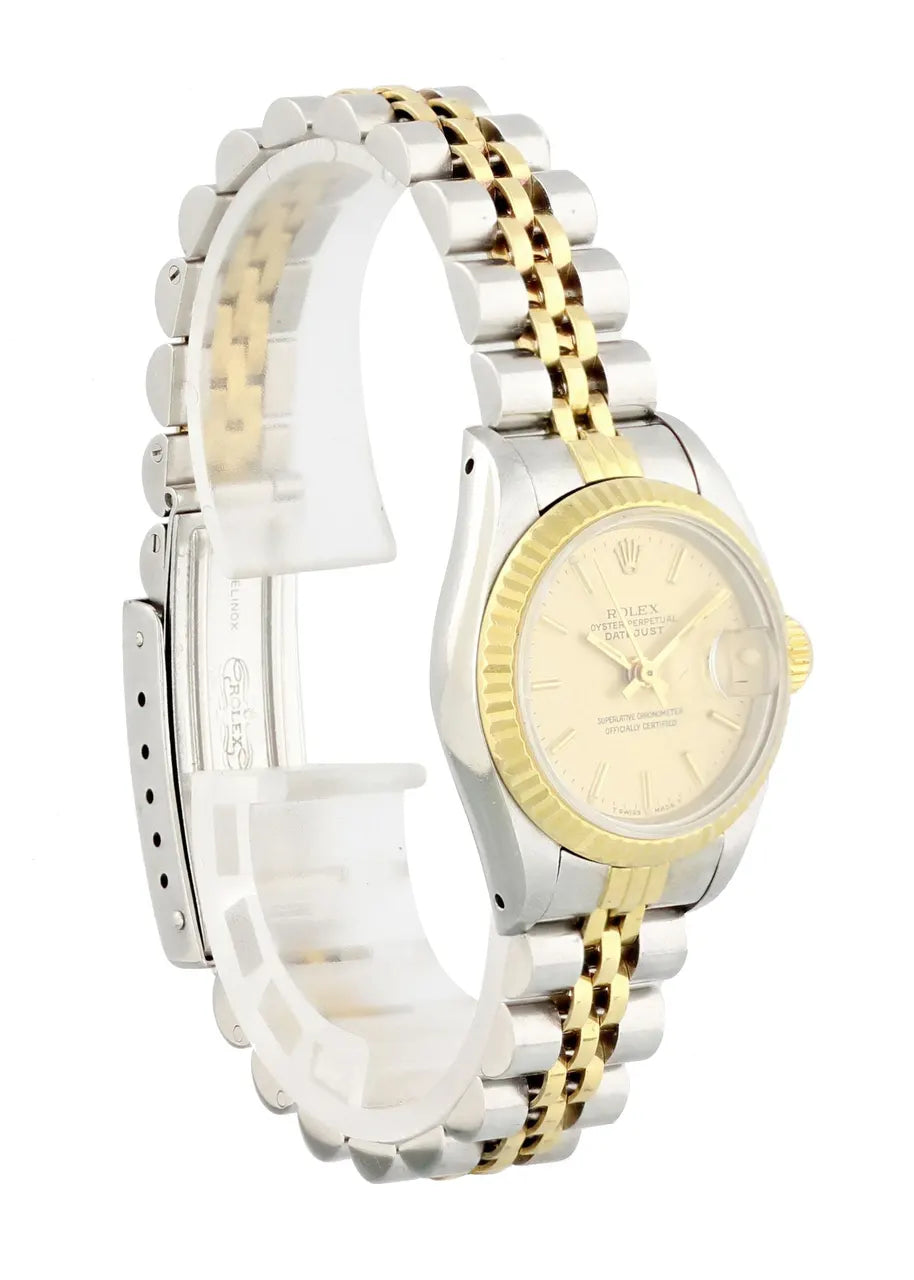 Rolex Two-Tone Gold Champagne datejust - Hình 3