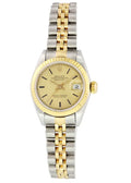 Rolex Two-Tone Champagne Dial band