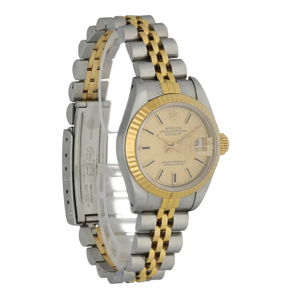 Rolex Gold Linen Dial datejust - Hình 4