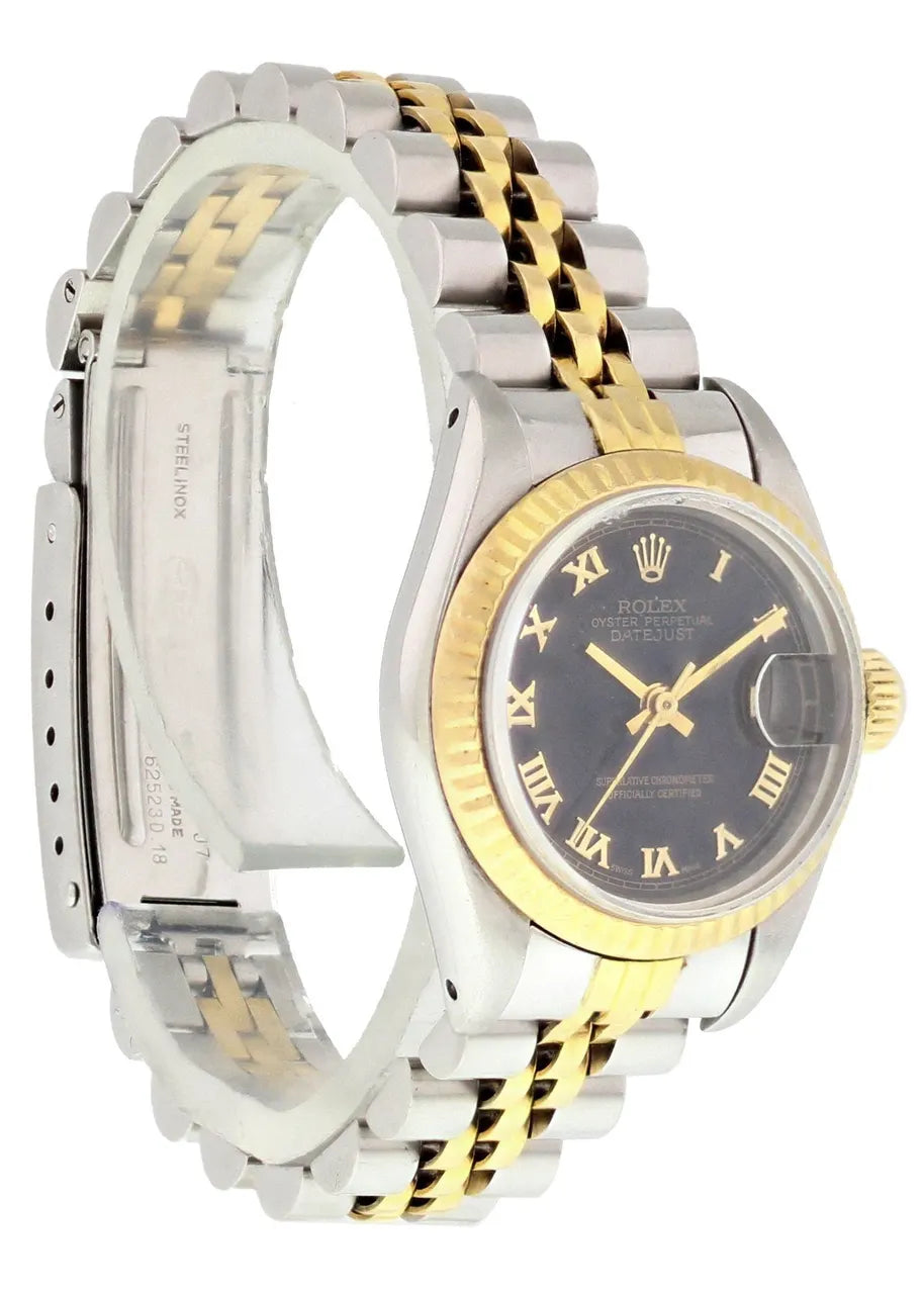 Rolex Two-Tone Black Roman - Hình 3