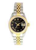 Rolex Two-Tone Black Roman