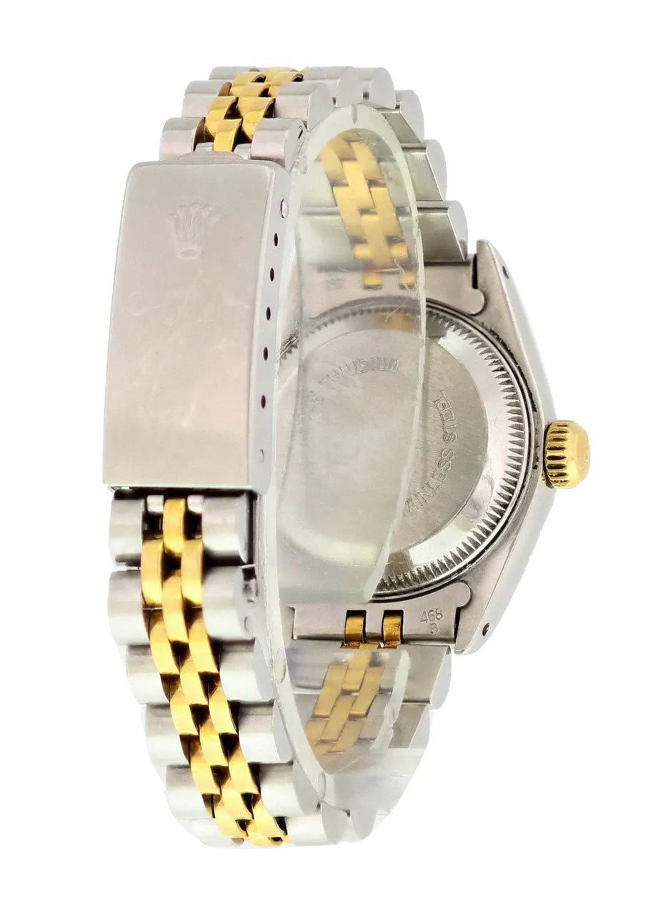 Rolex Two-Tone Black Roman - Hình 4