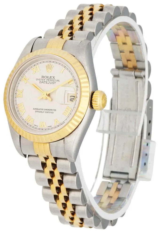 datejust two Rolex Silver Tapestry Dial - Hình 2