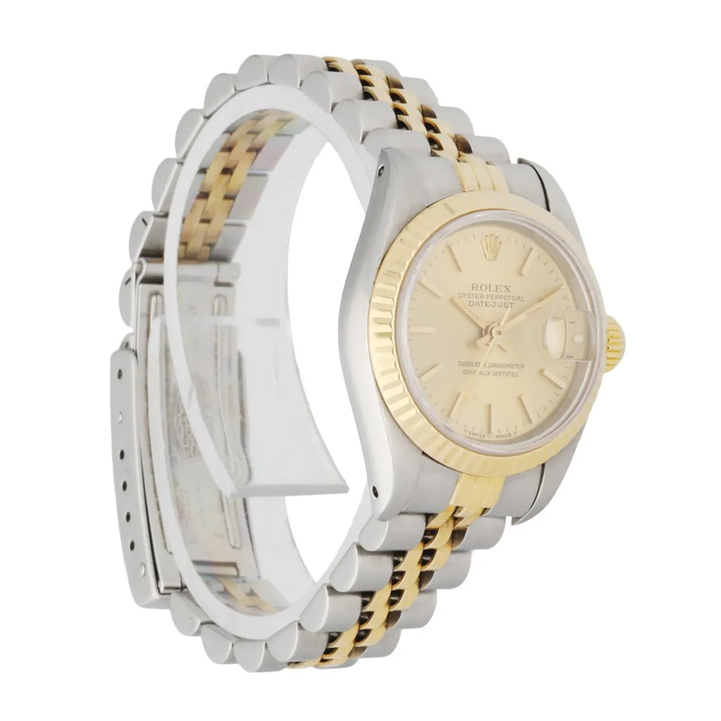 datejust Rolex Two-Tone Gold Dial - Hình 3