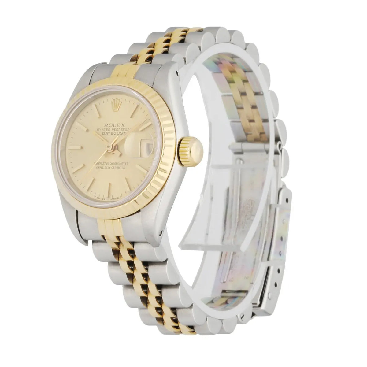 datejust Rolex Two-Tone Gold Dial - Hình 2