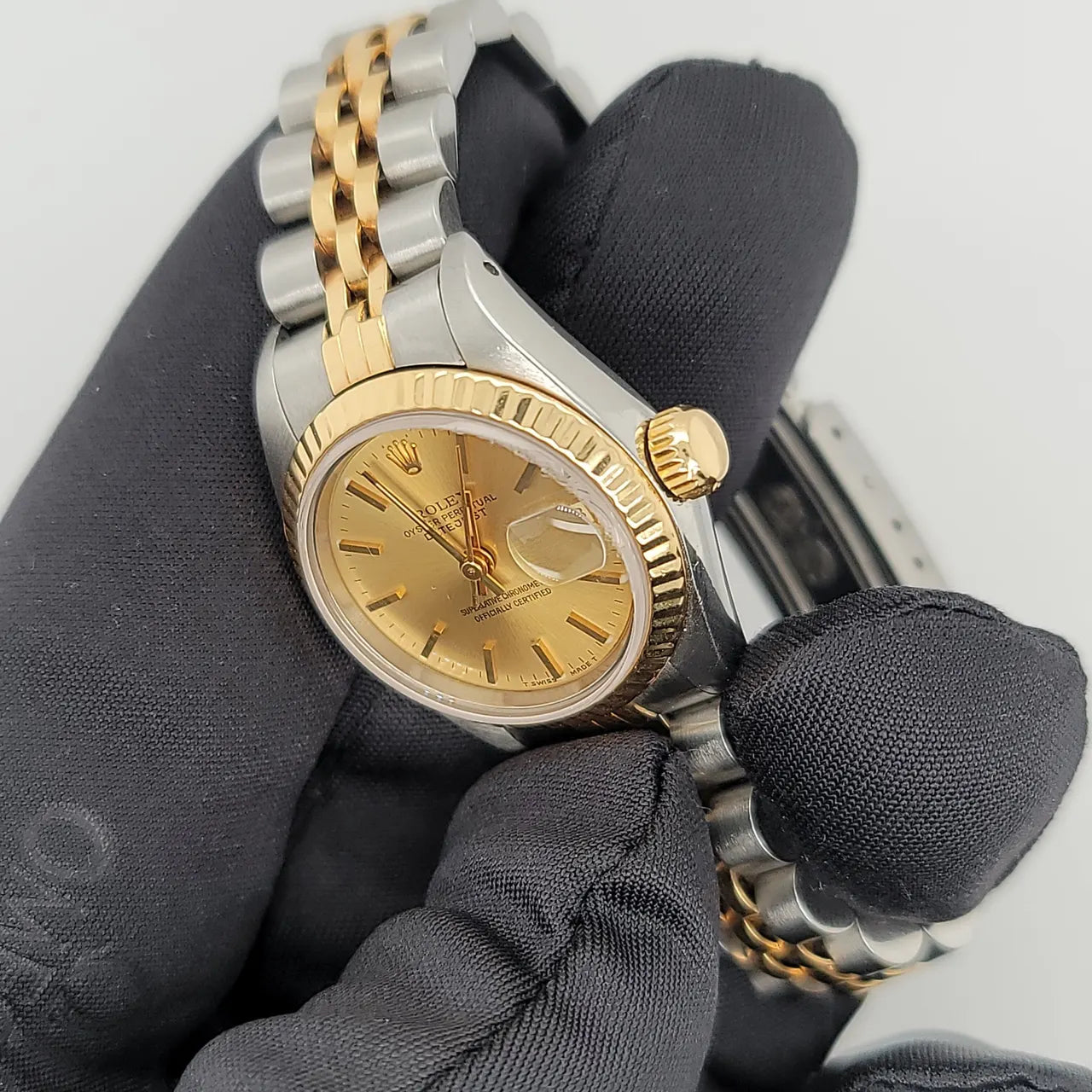 datejust Rolex Two-Tone Gold Dial - Hình 6