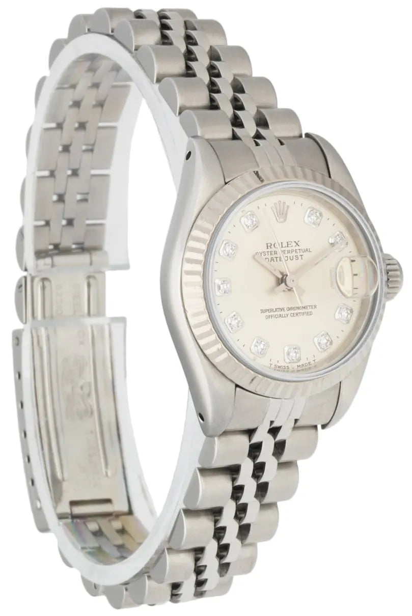 Rolex Datejust Steel Champagne Diamond - Hình 3