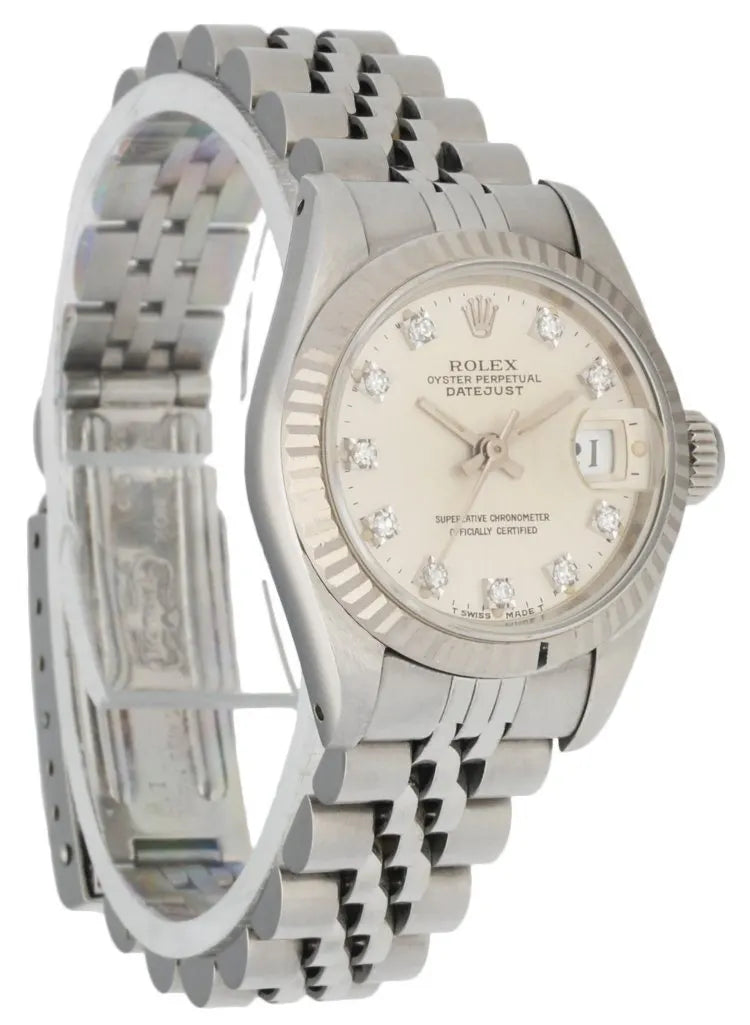 Rolex Steel Diamond Datejust - Hình 3