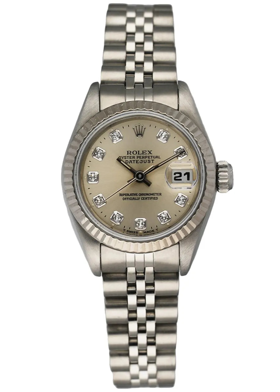 Rolex Datejust Steel Champagne Diamond
