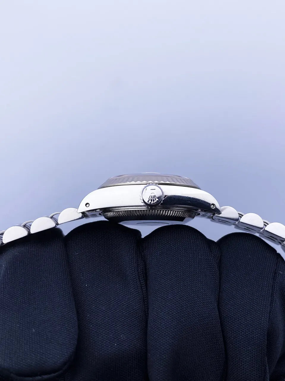 Rolex Silver Diamond Datejust - Hình 4