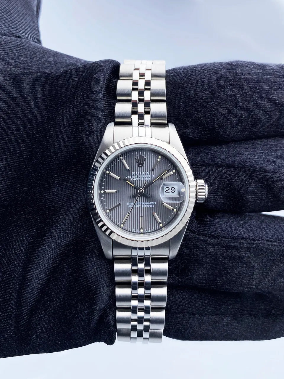 Rolex Slate Dial Stainless Steel - Hình 2