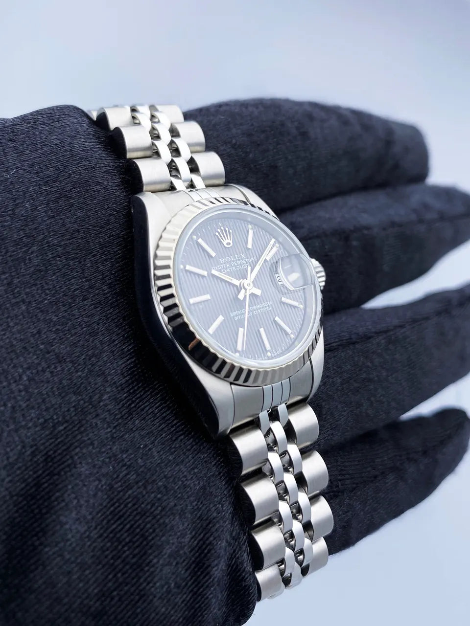 Rolex Slate Dial Stainless Steel - Hình 3