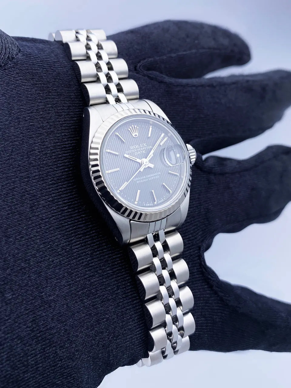 oyster Rolex Gray Dial Jubilee - Hình 3