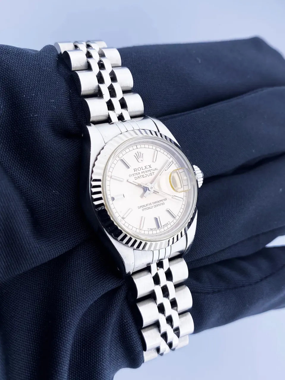 Rolex Datejust Silver Dial stainless - Hình 3
