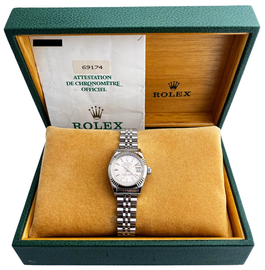 Rolex Datejust Silver Dial stainless - Hình 2