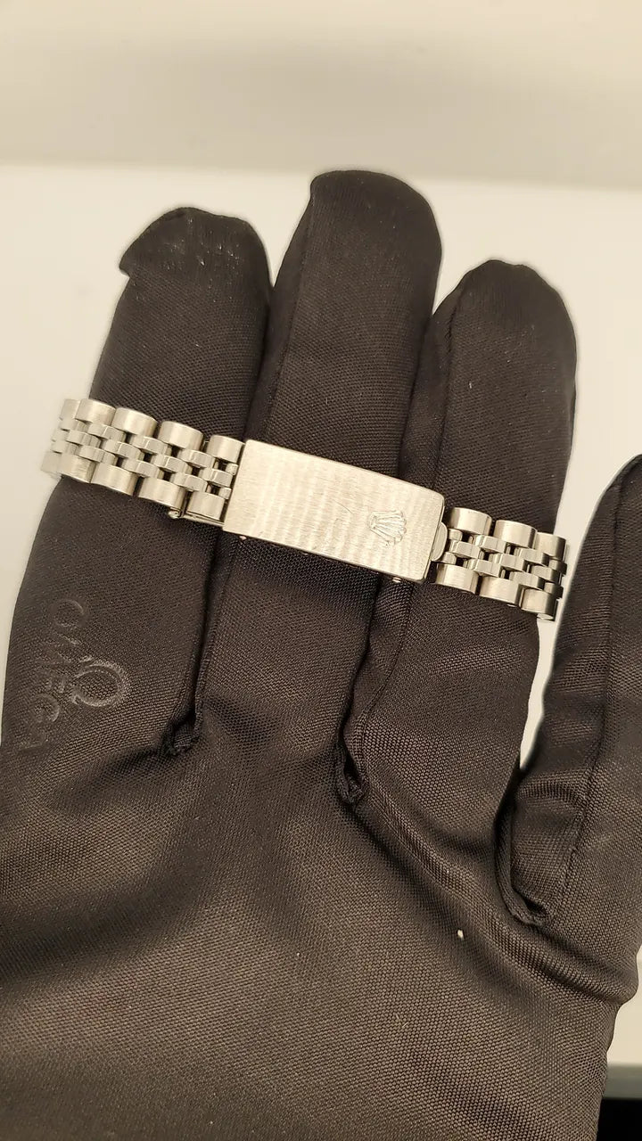 fluted Rolex Datejust Silver Dial Steel - Hình 5