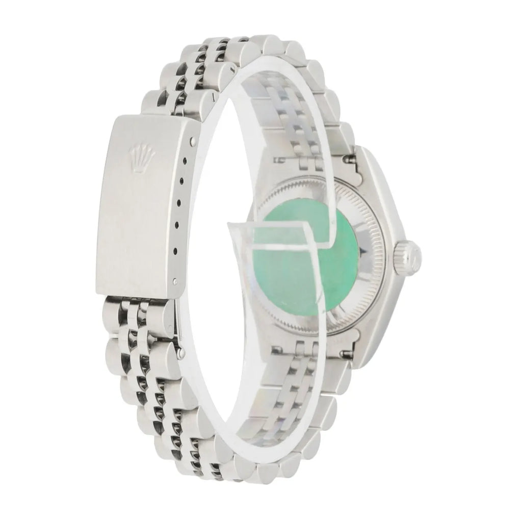 fluted Rolex Datejust Silver Dial Steel - Hình 4