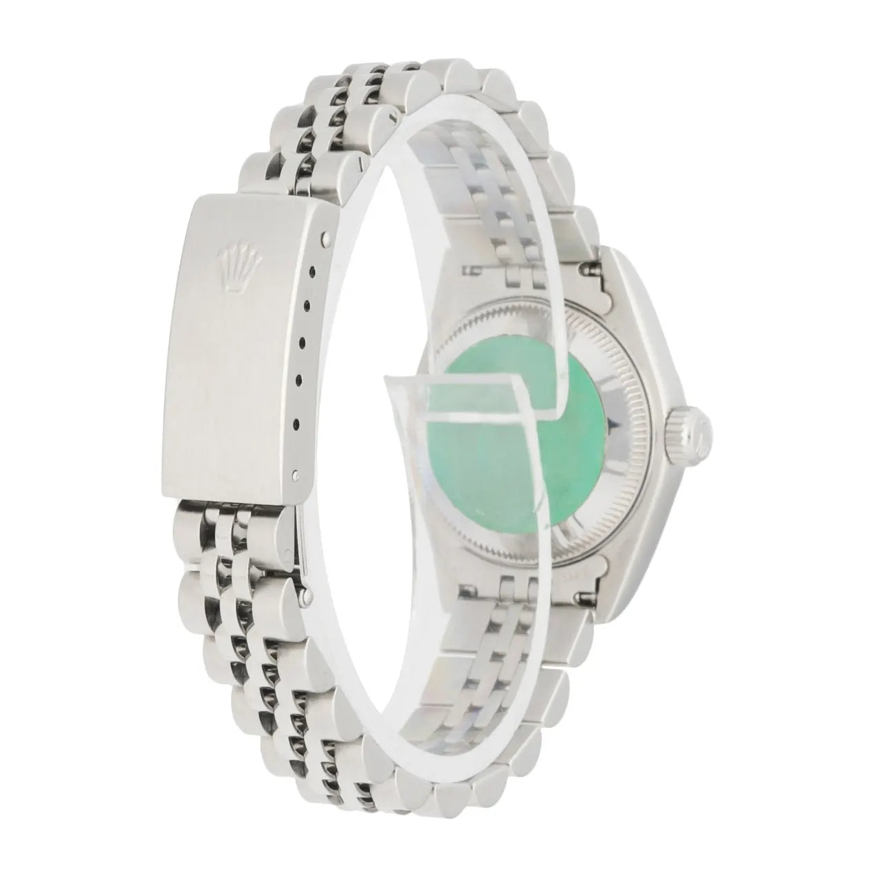 fluted Rolex Datejust Silver Dial Steel - Hình 4