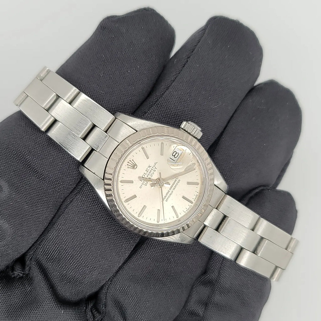 Rolex Datejust Silver Dial stainless - Hình 5