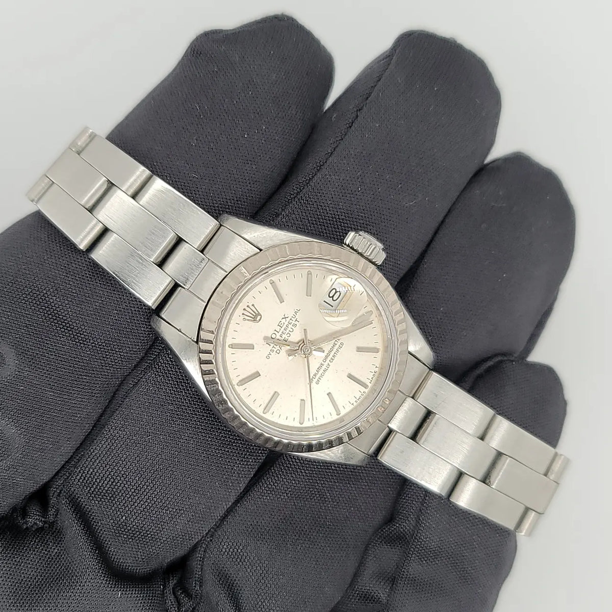 Rolex Datejust Silver Dial stainless - Hình 5