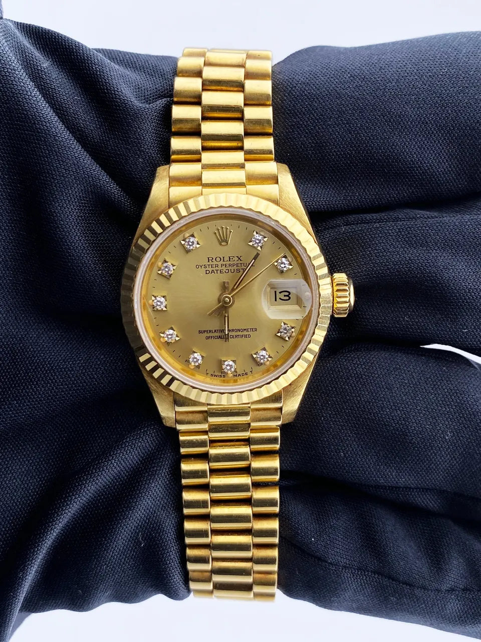 Rolex Gold Diamond Dial - Hình 2