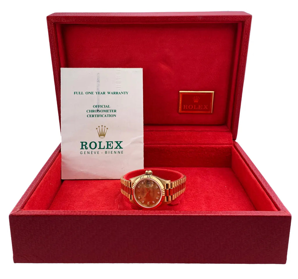 Rolex Gold Diamond Datejust dial jubilee - Hình 8