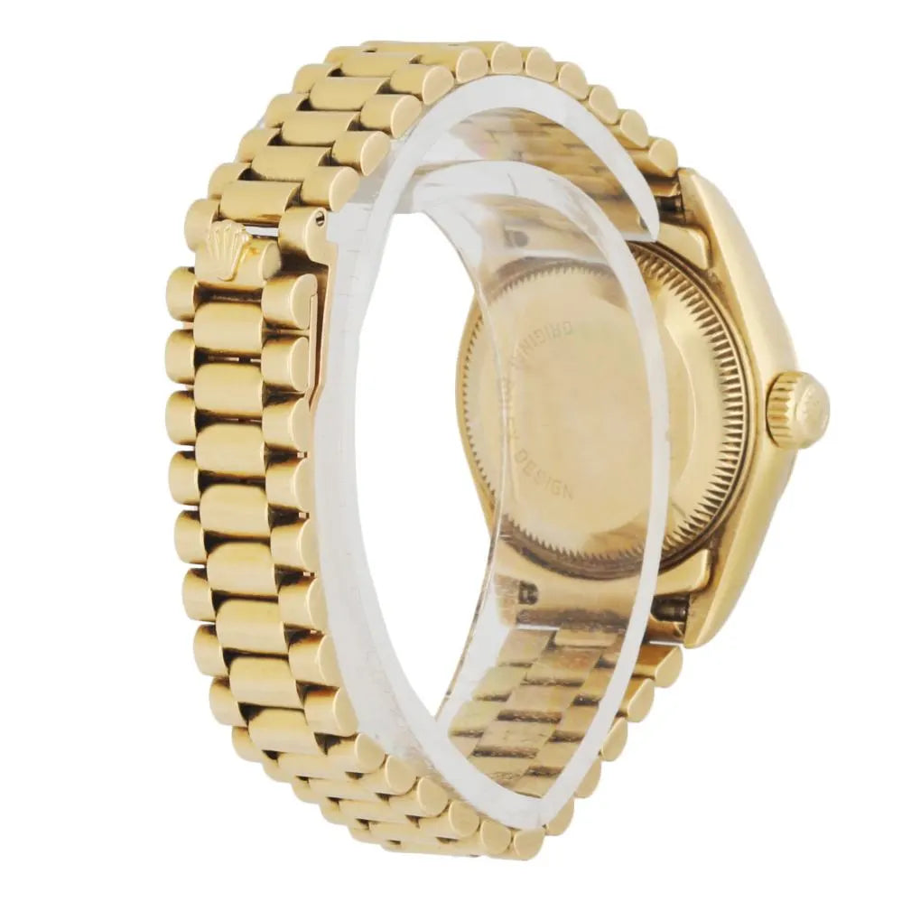 fluted Rolex Gold Champagne Datejust - Hình 4