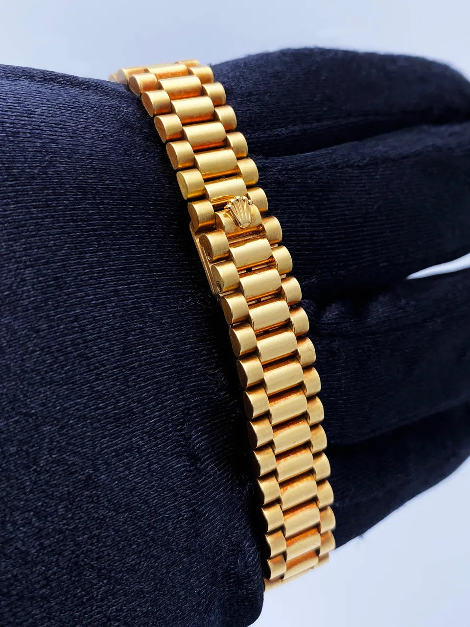 Rolex Gold Blue Diamond Dial - Hình 6