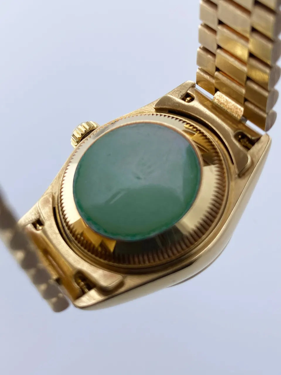 datejust Rolex Gold Blue Diamond Dial - Hình 9