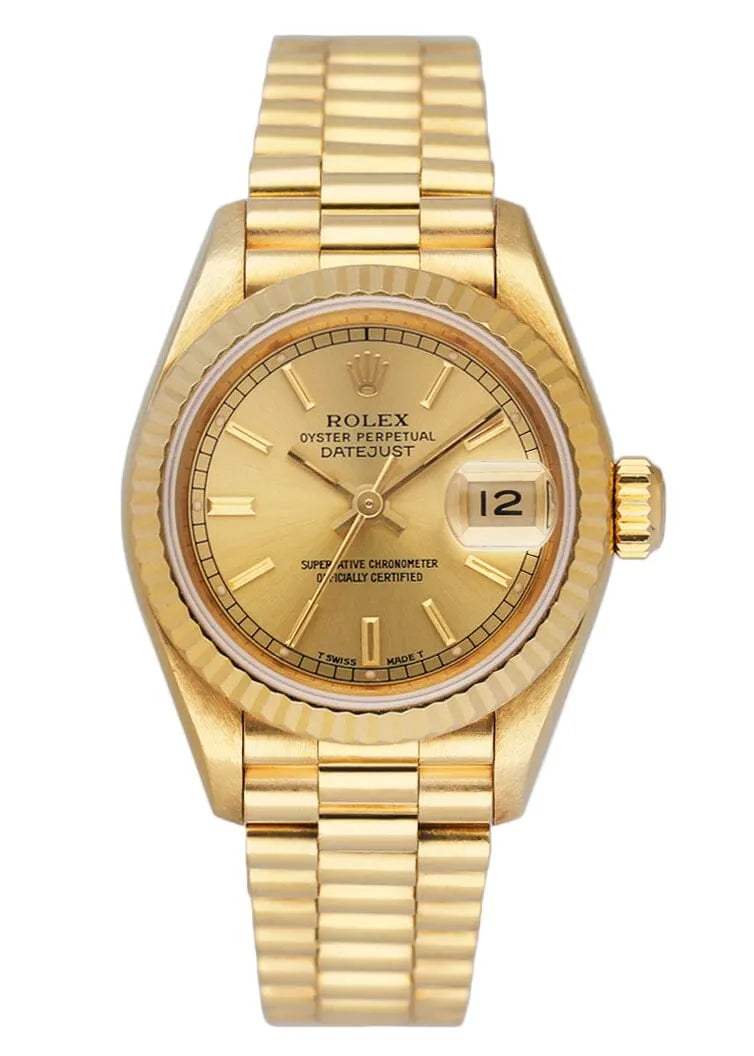Rolex Gold Champagne Datejust