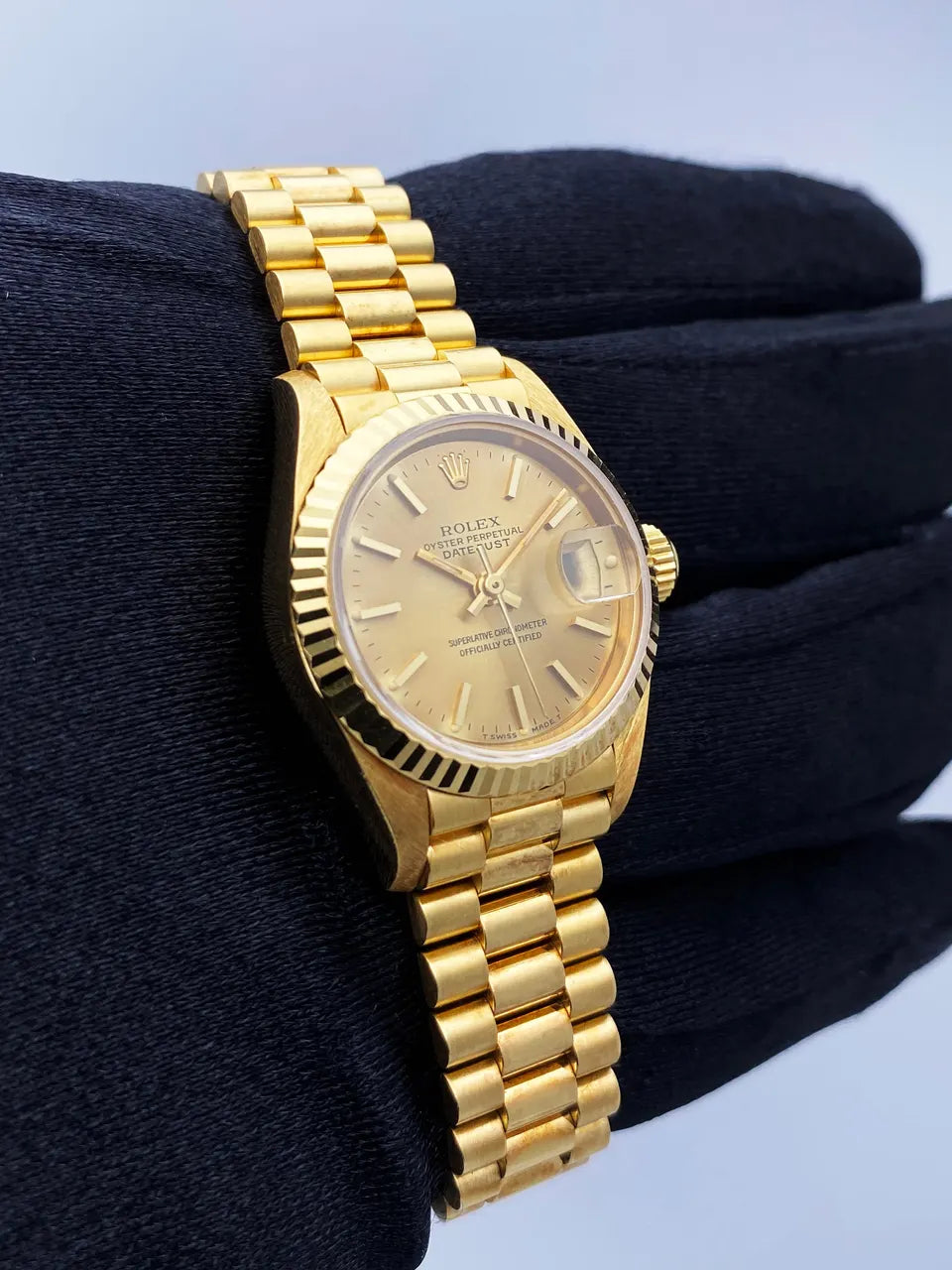 Rolex Gold Fluted Champagne - Hình 4