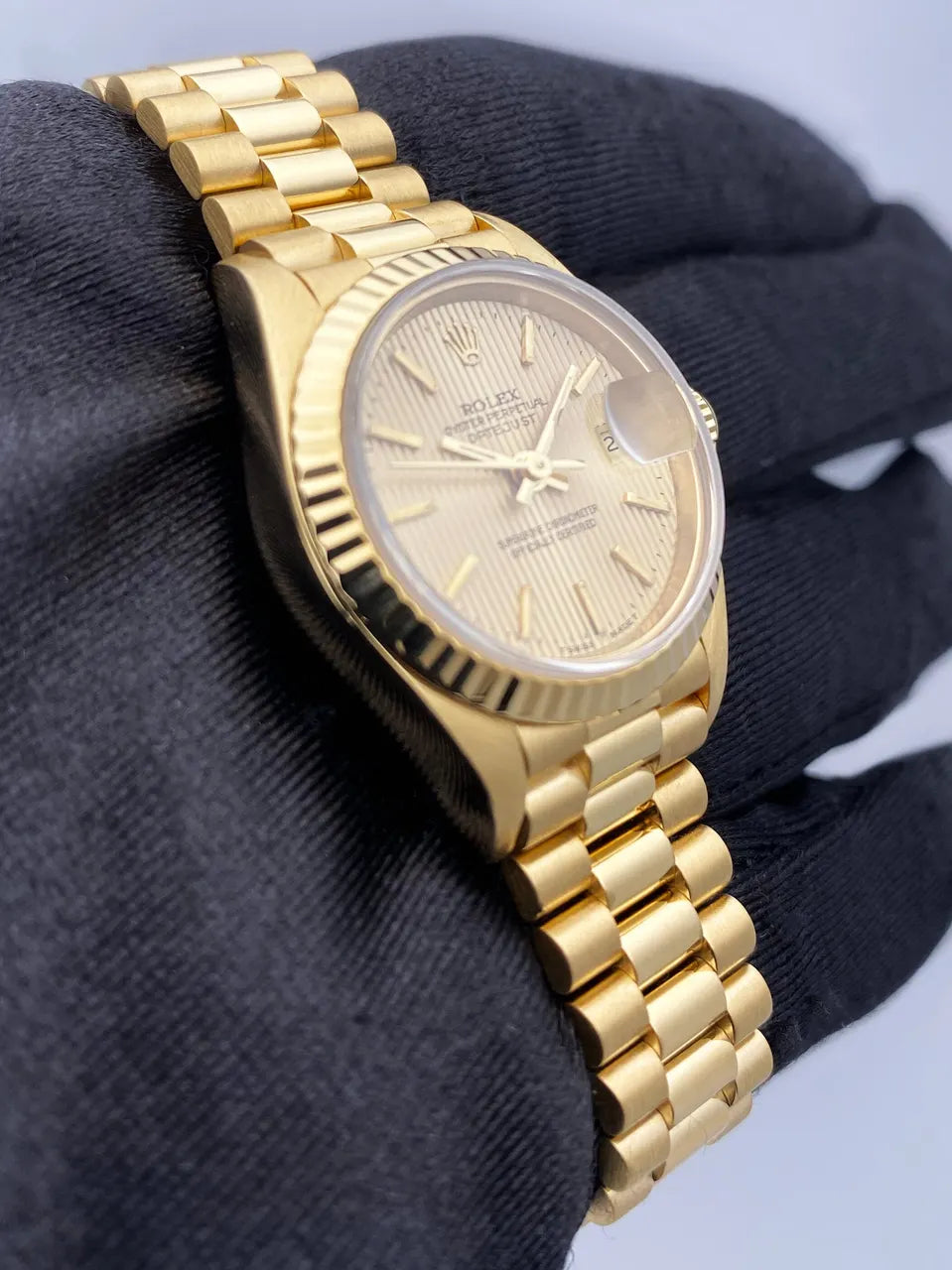 Rolex Ladies Gold Champagne - Hình 3