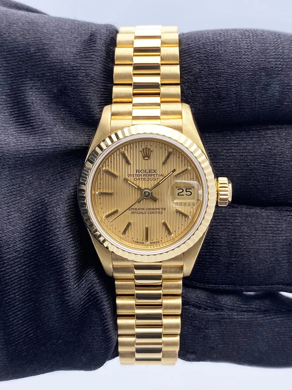 Rolex Ladies Gold Champagne - Hình 2
