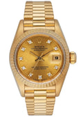 Rolex Gold Diamond Champagne