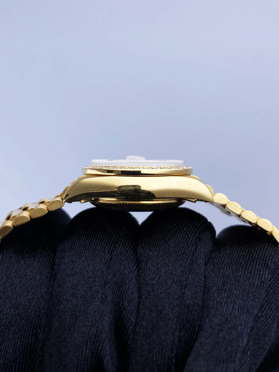 Rolex Gold Diamond Bezel Champagne - Hình 5