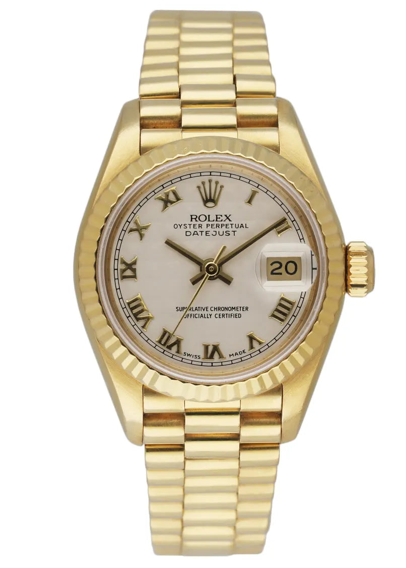 Rolex Gold Roman Numeral Datejust
