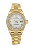 Rolex Datejust Gold White Dial
