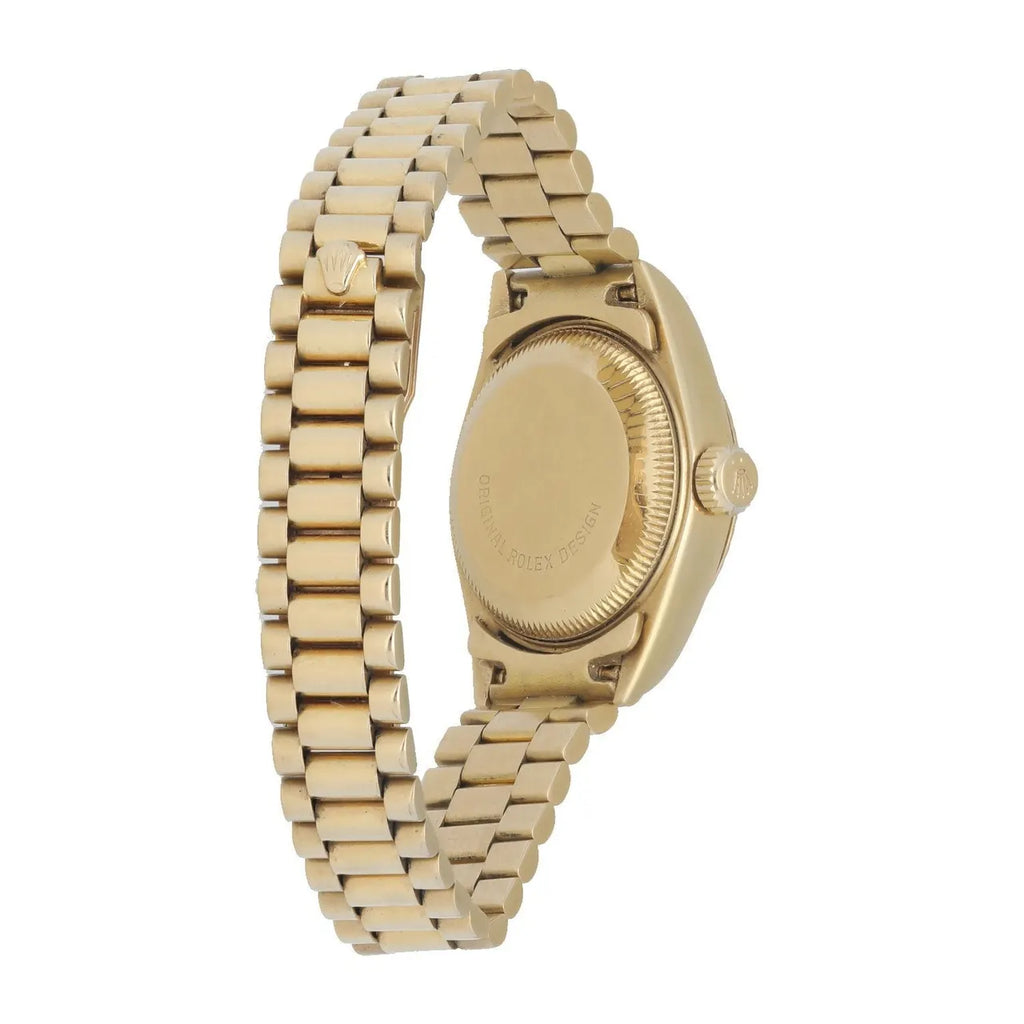 Rolex Datejust Gold White Dial - Hình 3